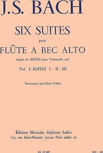 Six Suites - Vol. 1 (alto Recorder)
