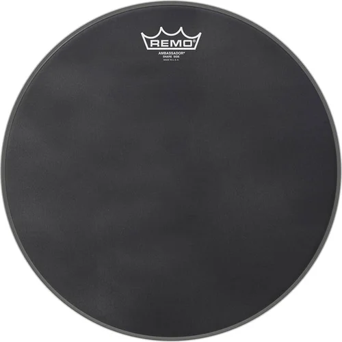 Ambassador® Black Suede™ Snare Side Drumhead, 14"