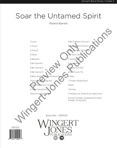 Soar The Untamed Spirit - Full Score