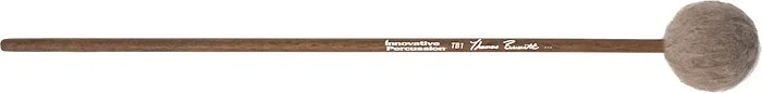 Soft Marimba Mallets - Mocha Yarn - Walnut Stained Birch - Thomas Burritt Series Concert Keyboard Mallets