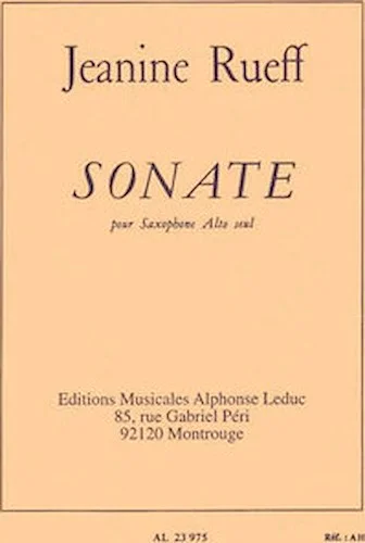 Sonata (alto Saxophone)