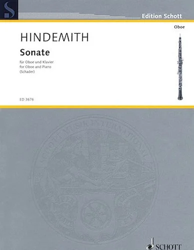 Sonata - for Oboe & Piano - Revised Edition