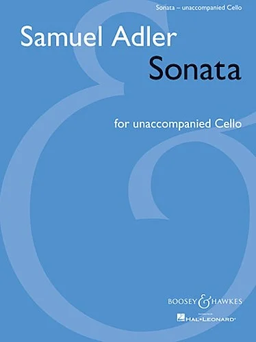 Sonata - for Unaccompanied Cello