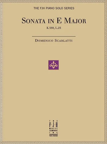 Sonata in E Major, K.380, L.23<br>