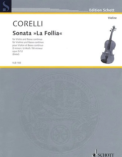 Sonata "La Follia" D minor, Op. 5/12