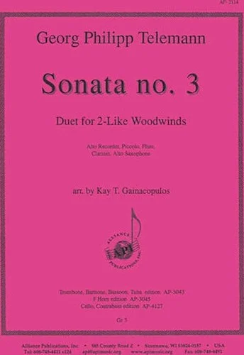 Sonata No. 3 - A Sax 2