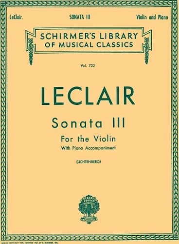 Sonata No. 3 in D