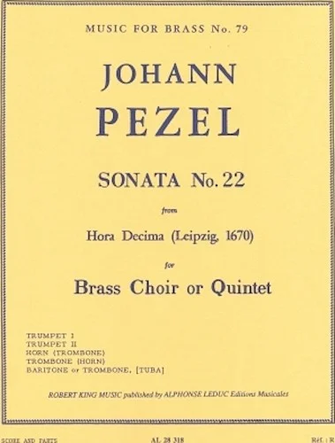 Sonata No.22 (quintet-brass)