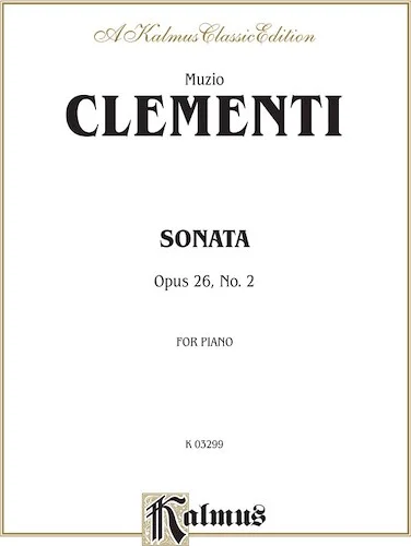 Sonata, Opus 26/2