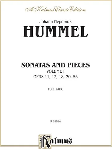 Sonatas and Pieces, Volume I: Opus 11, 13, 18, 20, 55