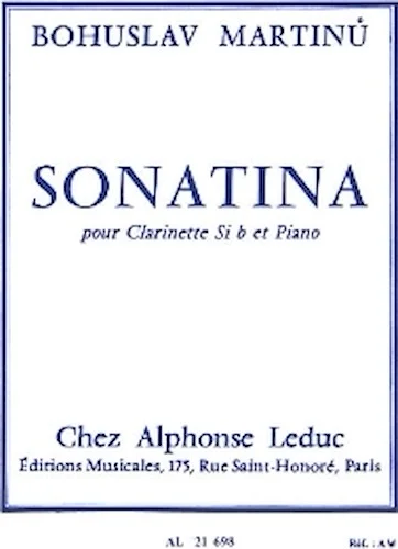 Sonatina Pour Clarinette et Piano
