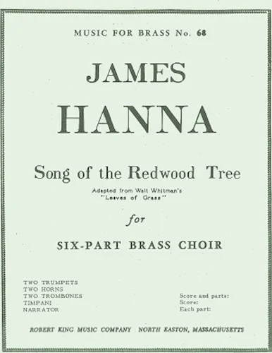 Song Of The Redwood Tree (sextet-brass)