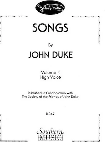 Songs By John Duke, Vol. 1