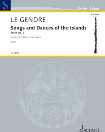 Songs And Dances Of The Islands Suite No. 2 - for Clarinet (B flat or A) and Piano