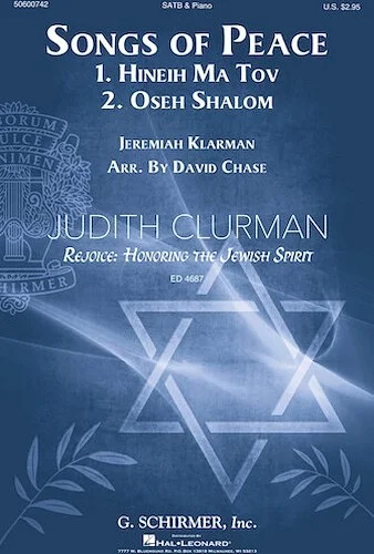 Songs of Peace  Song of Peace 2 - Judith Clurman Rejoice: Honoring the Jewish Spirit Choral Series
