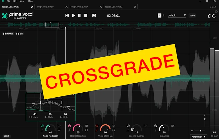 Sonible prime:vocal CROSSGRADE	 (Download) <br>