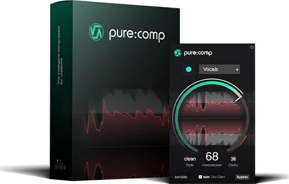 Sonible pure:comp CROSSGRADE (Download)<br>pure:comp is a straightforward compression plug-in to instantly control a track’s dynamics.