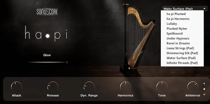 Sonuscore HA•PI - Concert Harp (Download)<br>HA PI is an emotional concert Harpthat can turn into mysterious, ethereal soundscapes.