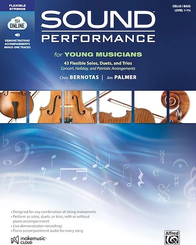 Sound Performance for Young Musicians<br>43 Flexible Solos, Duets, and Trios for Strings
