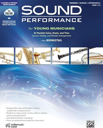 Sound Performance for Young Musicians<br>43 Flexible Solos, Duets, and Trios for Winds & Percussion