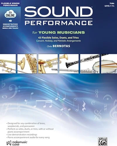Sound Performance for Young Musicians<br>43 Flexible Solos, Duets, and Trios for Winds & Percussion