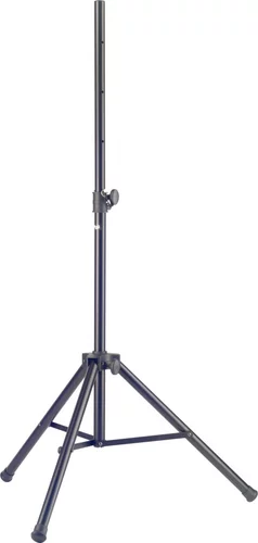 Heavy-duty steel speaker stand with folding legs