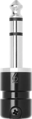 Square Plug SPS6-SBK Compact Straight TRS Connector (6.2MM cable O.D. allowance)