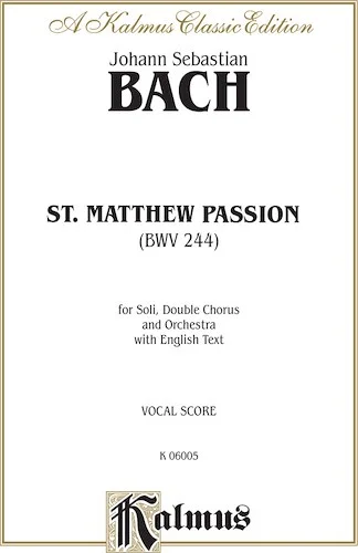 St. Matthew Passion