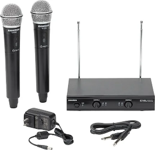 Stage 200 - Group D - Dual-Channel Handheld VHF Wireless System
2 Q6 Dynamic Mics