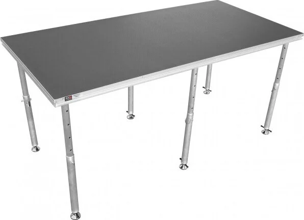 StageQ 2' x 6' Single Stage Unit Height Adjustable from 28 to 48" in.
