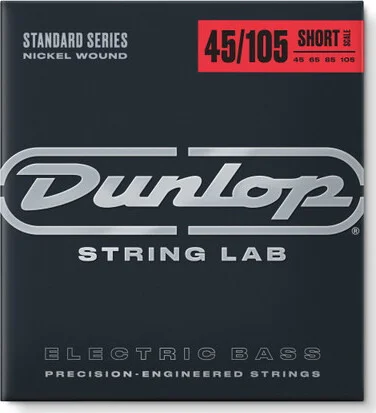 STANDARD SERIES NICKEL WOUND SHORT SCALE BASS STRINGS 45-105