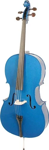 Stentor 1490CBU Harlequin Cello. 3/4 Blue