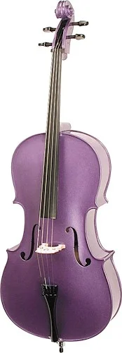 Stentor 1490CPU Harlequin Cello. 3/4 Purple