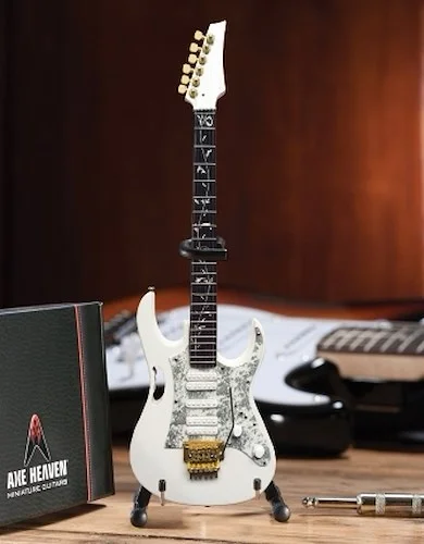 Steve Vai - Signature White Jem - Miniature Guitar Replica Collectible