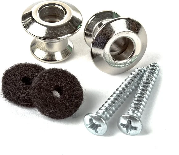 STRAPLOK® DUAL DESIGN STRAP BUTTON SET - NICKEL
