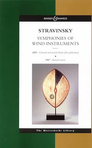 Stravinsky - Symphonies of Wind Instruments - The Masterworks Library (study score)