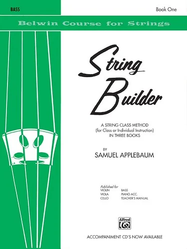 String Builder, Book One: A String Class Method (for Class or Individual Instruction)