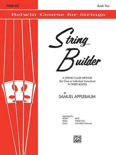 String Builder, Book Two: A String Class Method (for Class or Individual Instruction)