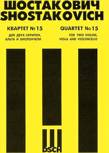 String Quartet No. 15, Op. 144 - Score