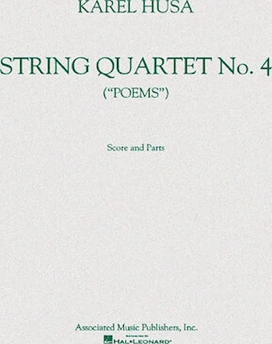 String Quartet No. 4 - ("Poems")
Score and Parts