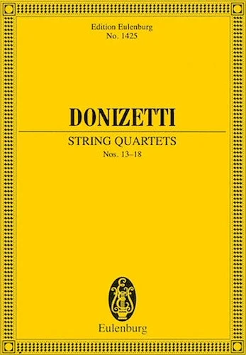 String Quartets Nos. 13-18
