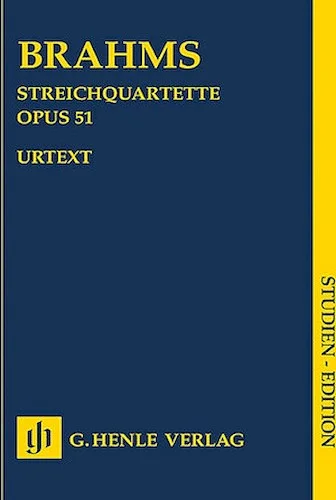 String Quartets, Op. 51 No. 1 in C minor & No. 2 in A minor - No. 1 in C minor & No. 2 in A minor