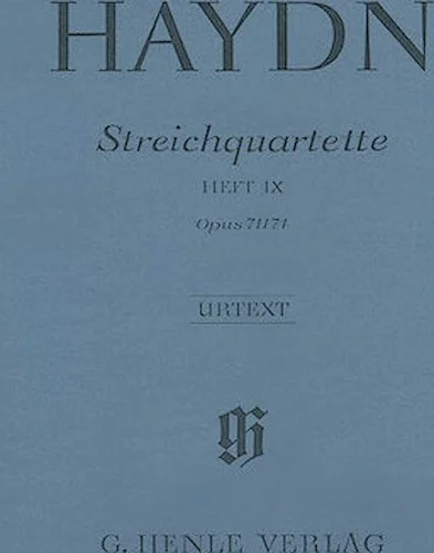 String Quartets - Volume IX Op. 71 and 74 (Appony-Quartets)