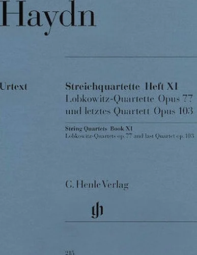 String Quartets - Volume XI Op. 77 and Op. 103