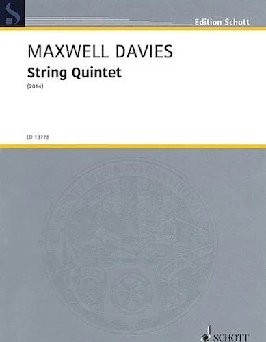 String Quintet, Op. 330 - Score and Parts