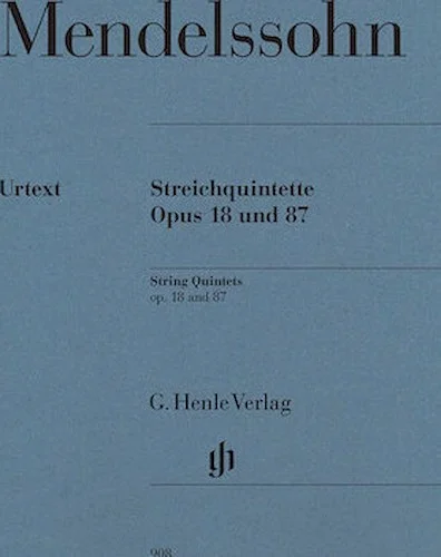 String Quintets, Op. 18 and 87
