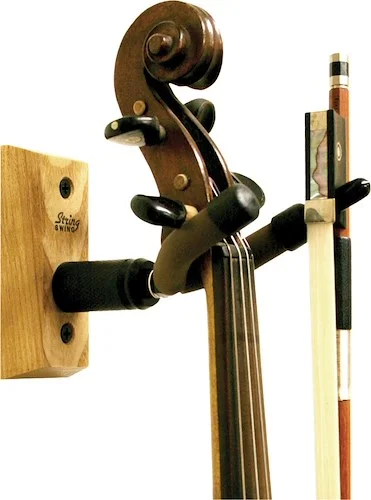 String Swing Violin Hanger    Home & Studio  Oak