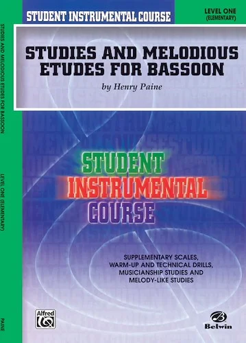 Student Instrumental Course: Studies and Melodious Etudes for Bassoon, Level I Image