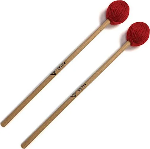 Student Marimba Mallets - Set of Medium-Soft Birch Mallets with Yarn