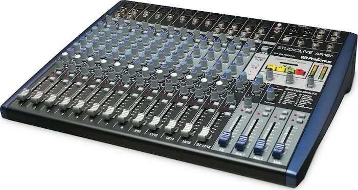 StudioLive AR16c - 16-Channel USB-C(TM) Compatible Audio Interface/Analog Mixer/Stereo SD Recorder